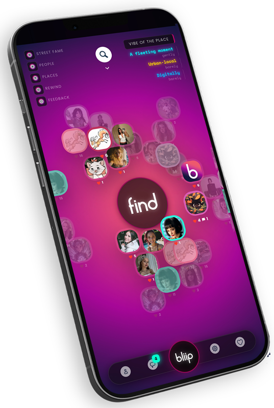 Bliip App Mockup